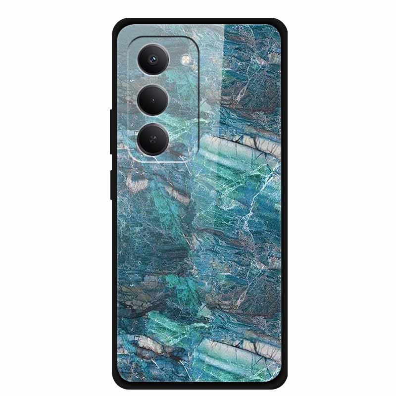 

Glass Back Cover For Redmi 15 4G Case 6.9 Tempered Glass Marble Colourful Phone Case For Redmi 15 5G Case Protective Shell Capa -Redmi 15 5G 169mm
