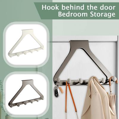 Hook Behind The Door Hanging Hanger No Punching Hole To Enter The Door Bedroom Storage