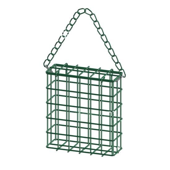 

Клетка для кормушки для птиц из сала, садовые железные клетки, подвесная кормушка для птиц из сала, одинарная кормушка для диких птиц