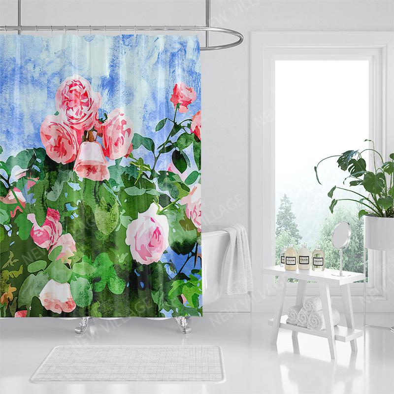 Waterproof Fabric Shower Curtains Bathroom Curtain Accessories Bath Curtain for Shower 180x200cm 240*200 Anime Boho Decoration