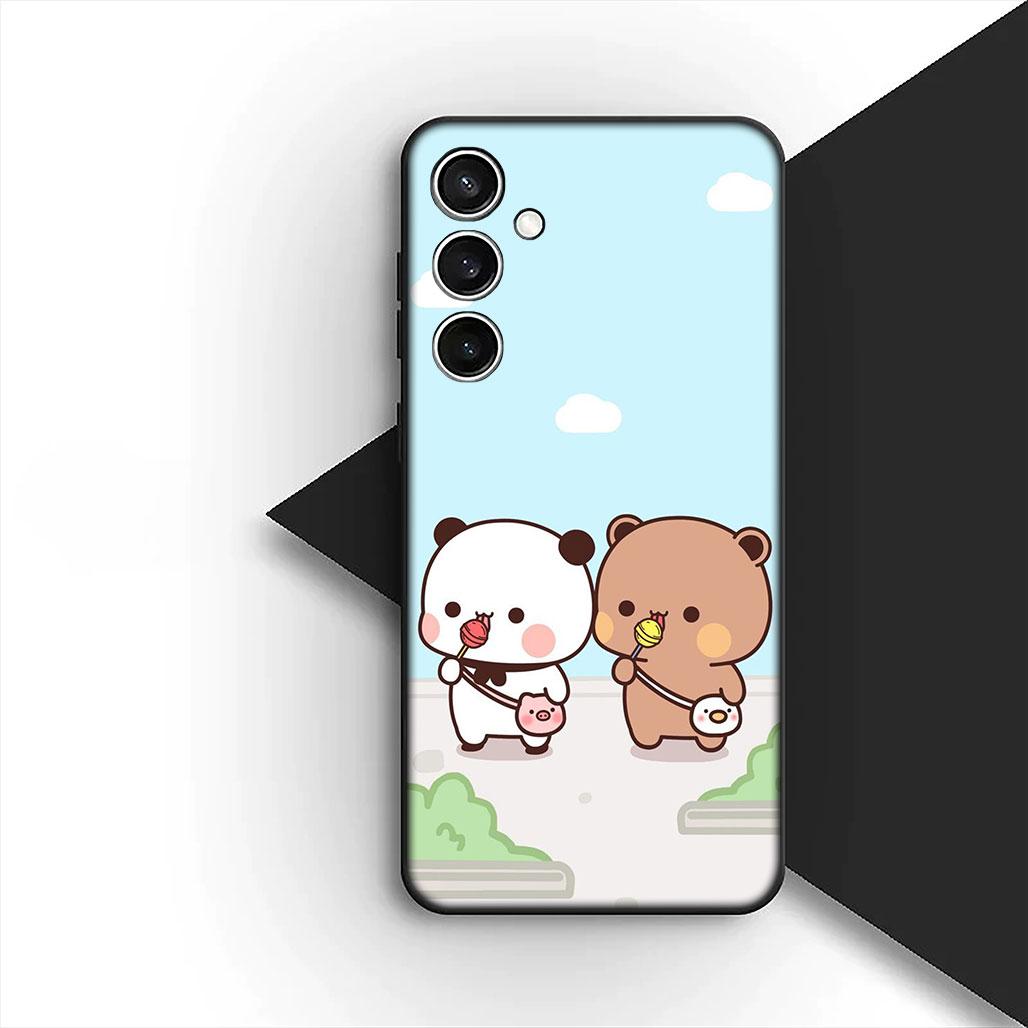 

Bubus Dudus Panda Bear BubuDudus Cover for Motorola Moto G86 G57 E14 E15 G14 G34 G67 G13 G24 A54 G15 Power E22 Coque Phone Case Motorola Moto G67 Power