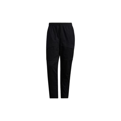 Woven Cargo Pants With Drawstring And Breathability Men Bottoms Black H39250