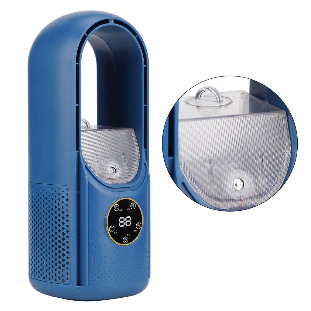 Leafless Spray Cooling Fan USB Multifunctional Desktop Humidifier Tower Fan for Home Dormitory