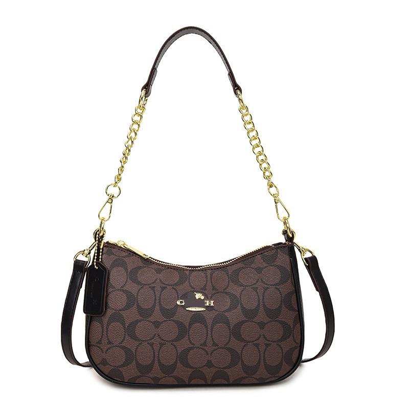 Řetízková kabelka ve tvaru knedlíku s potiskem písmen: Všestranná 25cm módní kabelka přes rameno a crossbody