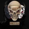 Car Skull Emblem: Metal Personality Sticker for Body, Tail, or Side - 4 Colors