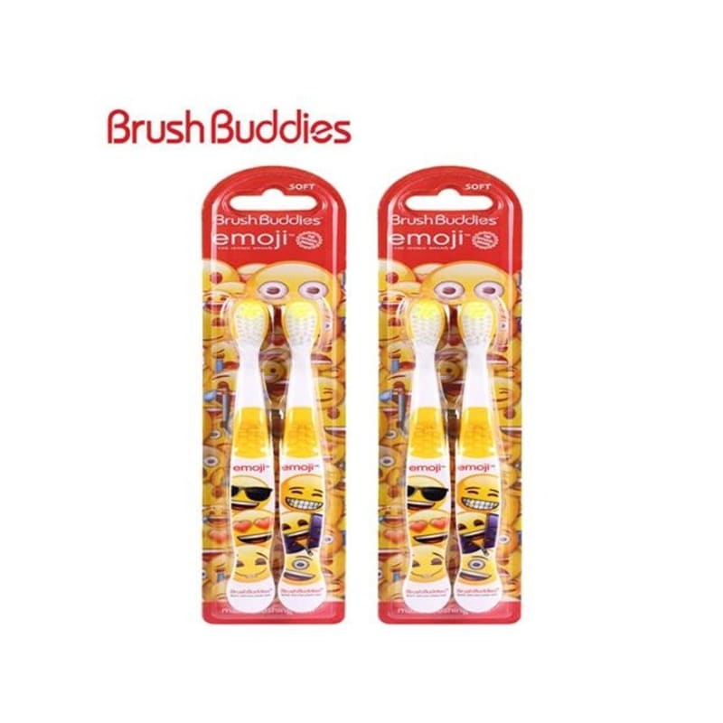 

Emoji Kids Toothbrush 2P x 2 / Toddler Toothbrush