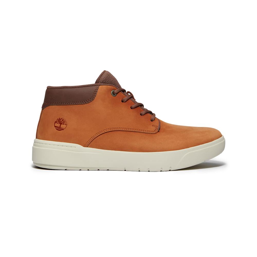Timberland Men'S Senica Bay Mid Sneakers Red Brown_Tb0A69M1Em51