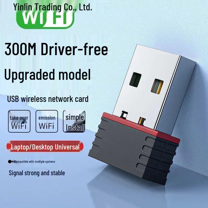 USB Wireless Network Card: Gigabit WiFi Receiver/Transmitter for Desktop & Laptop.