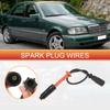 UXCELL 4pcs Car Spark Plug Coil Wires Ignition Coil Harness Cable 7mm Fit for Mercedes-Benz C220 W202 L4 2.2L 1994-1996