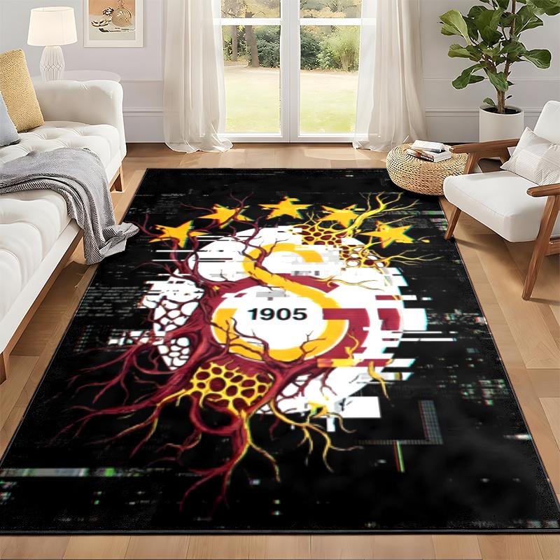 Galatasaray Carpet Door Mat for Living Room or Bedroom Protective Mat Under Chair Office Decoration Christmas Gift Birthday Present