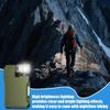 Mini G5 Rechargeable Keychain Flashlights Ultra Bright with 180° Rotation & Dual Light Work Light Camping Lantern for Outdoor