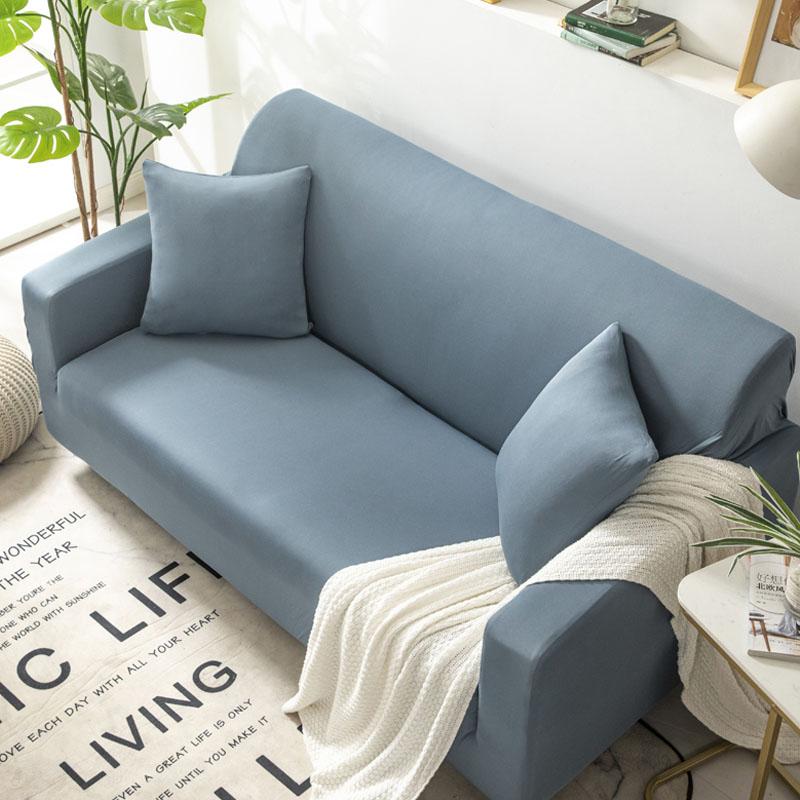 Elastic Plain Solid Sofa Cover Stretch Tight Wrap All -Inclusive Sofa Cover For Living Room Funda Sofa Couch Cover Armchair Cover