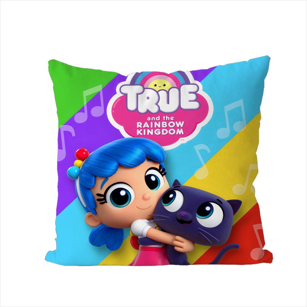 

TTrue And The Rainbow Kingdom Pillow Case For Car Sofa Decorative Home Doublesided Print Plush Square Throw Pillow Cushion Cov 30x30cm