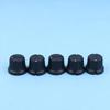 5Pcs Pn-8F 16*14.5Mm Striped Plastic Knob Cap With Copper Core Electronic Instrument Switch Caps Inner Hole 6.35Mm