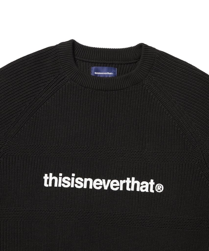 THISISNEVERTHAT T-Logo Knit Sweater Black