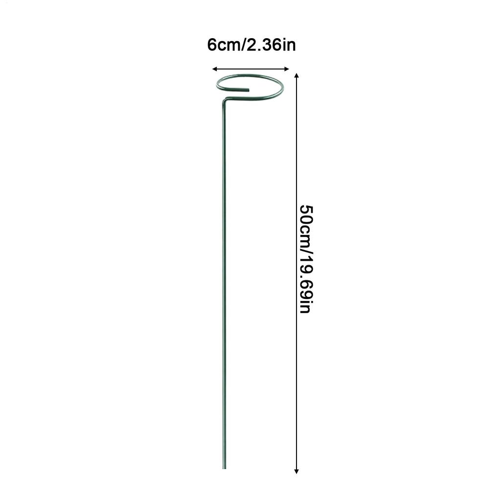Plant Support Metal Ring Support Poles Tomato Trellis Climbing Plant Holder For Flower Tomato Vegetable Peony Orchid Outdoor