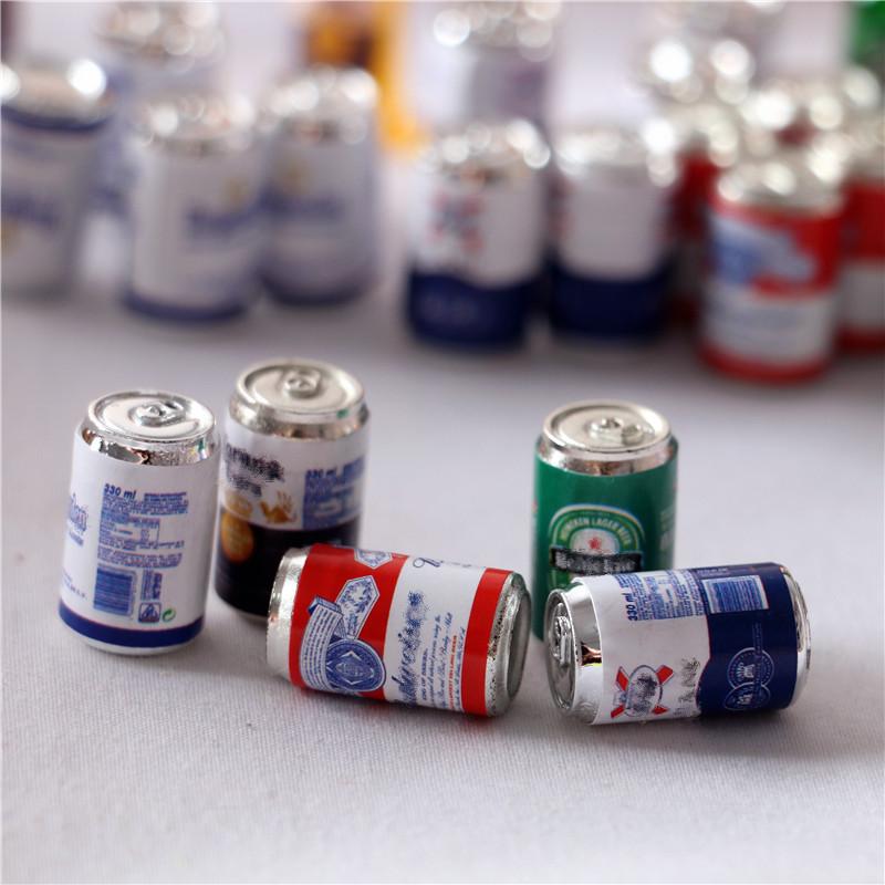 5er-Set Miniatur-Bierflaschen für 1:12 Puppenhaus Miniatur Kinderspielzeug
