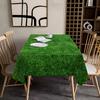 VIKAMA Kunstrasen Tischdecke Wasserdicht Gras Design Picknick Party Garten Kaffeetisch Esstisch Heimdekoration