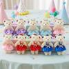 10pcs/set Cartoon Mini Bear Flower Bouquet Plush Animal Bear Plush Toys  Graduation Gifts