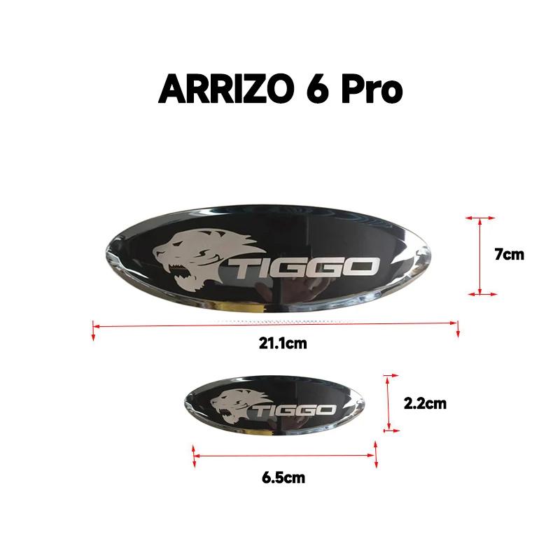 YEHUA Chery Tiggo 2 Tiggo 4 Chery Tiggo Logo Chery Tiggo 7 8 Pro Black Badge Tiger Head Logo Grill Hood Sticker 2013-2025 NN2