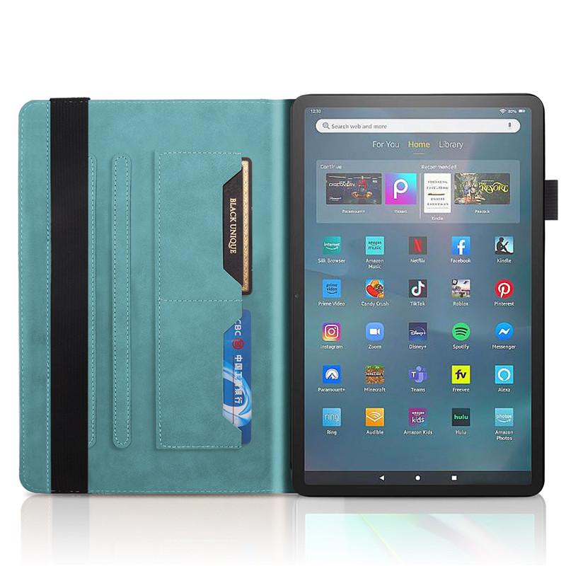 Pouzdro na tablet 3D s ražbou stromu Pro Funda Fire Max 11 Pouzdro Skládací stojánek Měkký silikonový kryt Pro Fire Max 11 Max11 Pouzdro na tablet 2023