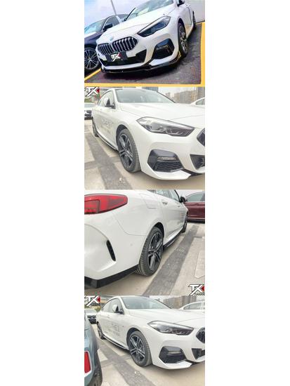 Compatible with 2023 BMW 2 Series F44: Front Lip, Rear Diffuser, Tail Wing, Side Skirts, Night Black Grille Body Kit 225 Fan.