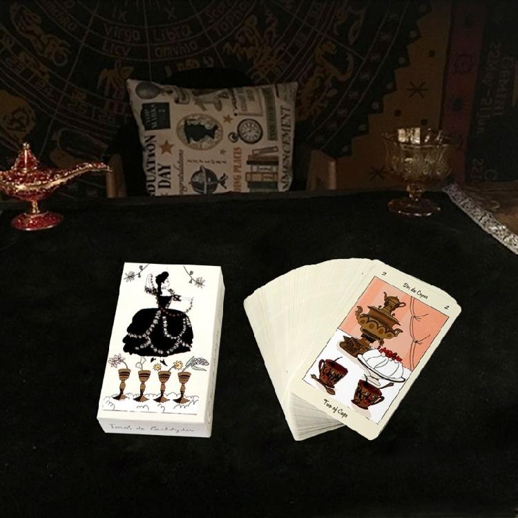 Carlotydes Tarot Deck Card Divination-Board Game Fortune Telling Game for Women