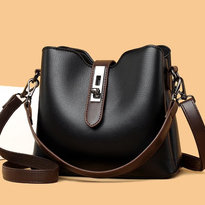 Women's Bag New Soft Leather Pure Hand Women's Handbag Bag Fashion Leisure Travel Shoulder Messenger Bag Women