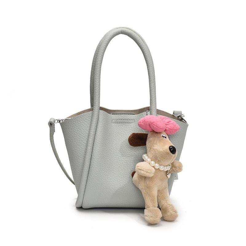 2025 New Niche Simple High-end Korean Version Vegetable Basket Bag Women's Casual Versatile Fashion Messenger Mother and Child Bag