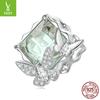Wizard Of Oz Diy Bracelet Beaded Accessories, Fresh Natural Mint Green S925 Sterling Silver Pendant