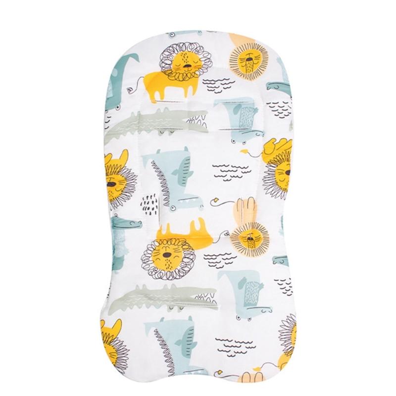 Strollers Seat Liner with Printed Pattern Pushchair Mattress Chair Pad Baby Carriers Cushion Seat Pad Infant Supply