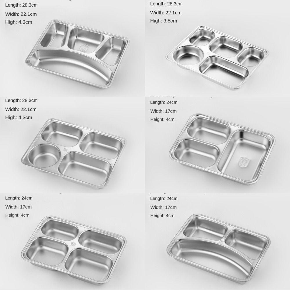 Zesílený talíř na rychlé občerstvení Stohovatelný obědový box Podnos Obdélníkový snídaňový talíř Restaurace