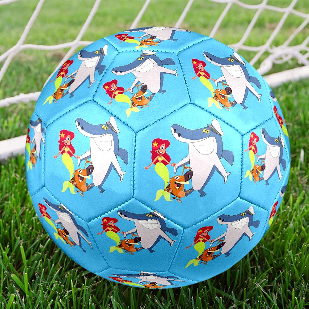 Zig & sharko Theme Size 5 Soccer Ball, Suitable for Both Indoor and Outdoor Matches, a Gift Suitable for Everyone.