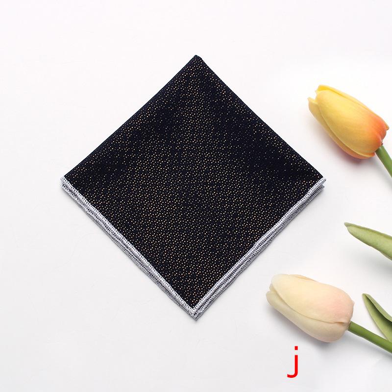 

Жаккардовое карманное полотенце, однотонное квадратное полотенце, банкетное, повседневное, нагрудное полотенце из полиэстера и хлопка, разноцветное маленькое квадратное полотенце