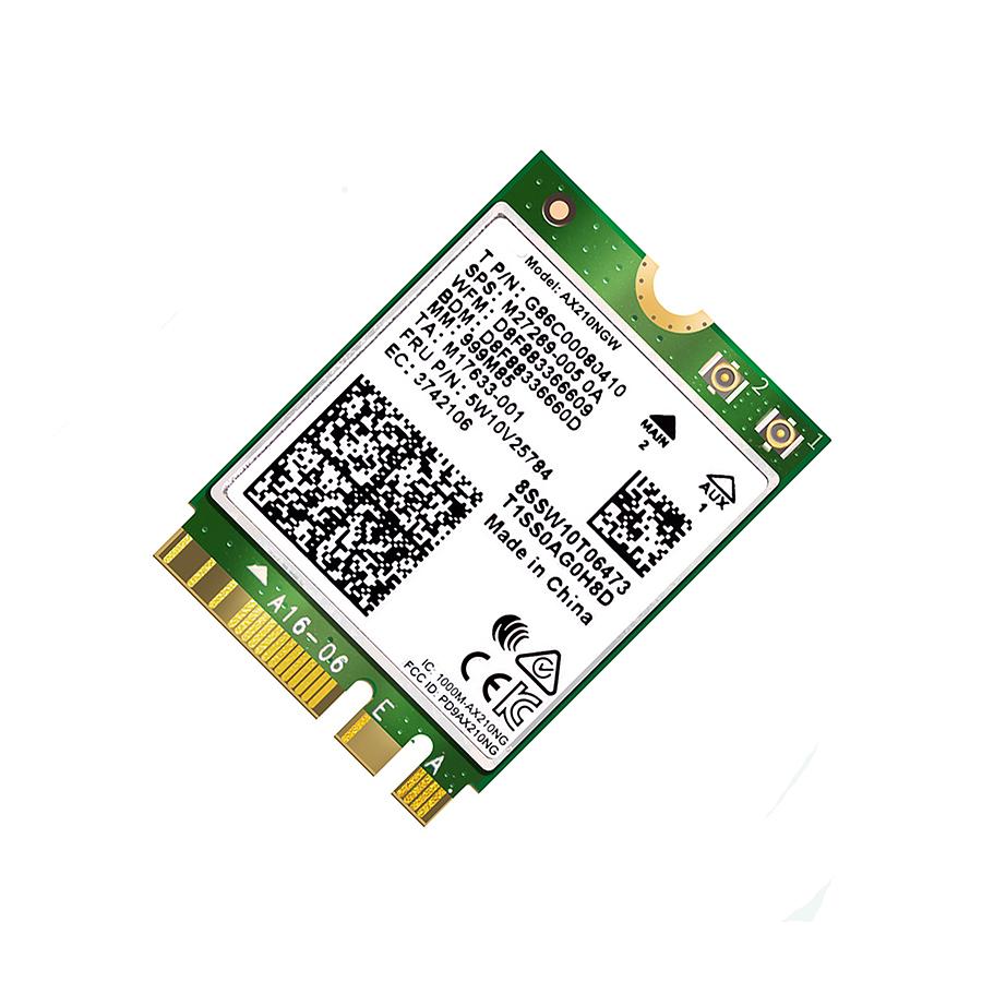 3000Mbps Laptop Internal Networking Card Bluetooth 5.2 WiFi 6E NGFF/M2 For AX210