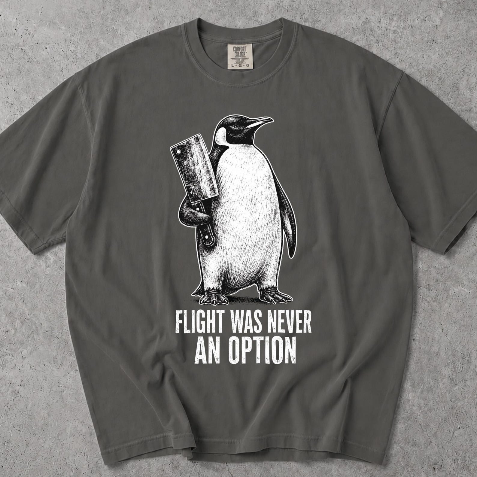 Flight Was Never An Option Tshirt, Flight Was Never An Option Tshirt, Penguin Flight Was Never An Option, Flight Was Never An Option T-Shirt S