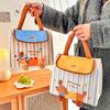 Cute House Lunch Box Bag Portable Food Thermal Handbag Practical Cartoon Lunch Bag  Home/Office