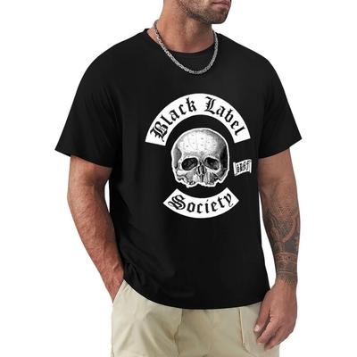 FHDGBMNB Mens Short-Sleeve T-Shirt Black Label Society Comfort Soft Crewneck Tops(1)