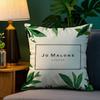JJo MMalone LLOGO Pillow Case Plush Fabric Soft Double Sided Print Sofa Cushion Cover Throw Pillow Covers