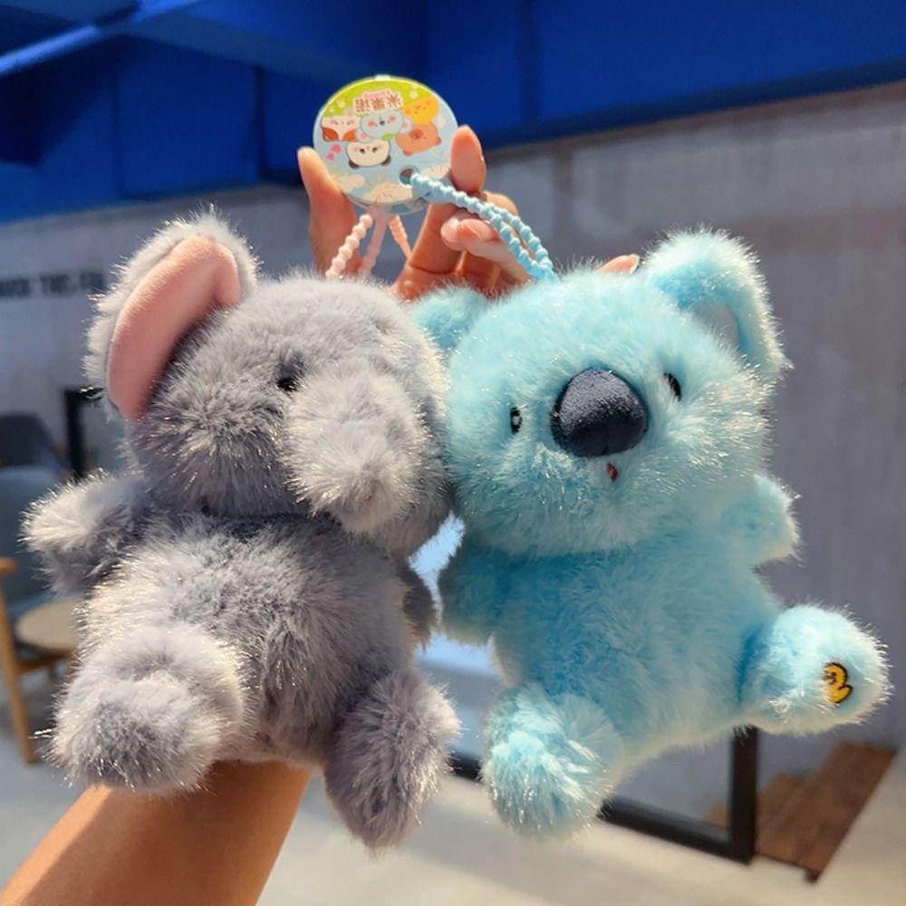 Elephant Cartoon Animal Keychain Cartoon Animal Car Key Ring Bag Hanging Pendant  Hanging Ornaments