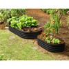 Galvanized Raised Garden Beds Outdoor 6×3×1 Ft 2-Pack Planter for Vegetables Flowers Large Metal Garden Box Patented Tool-Free