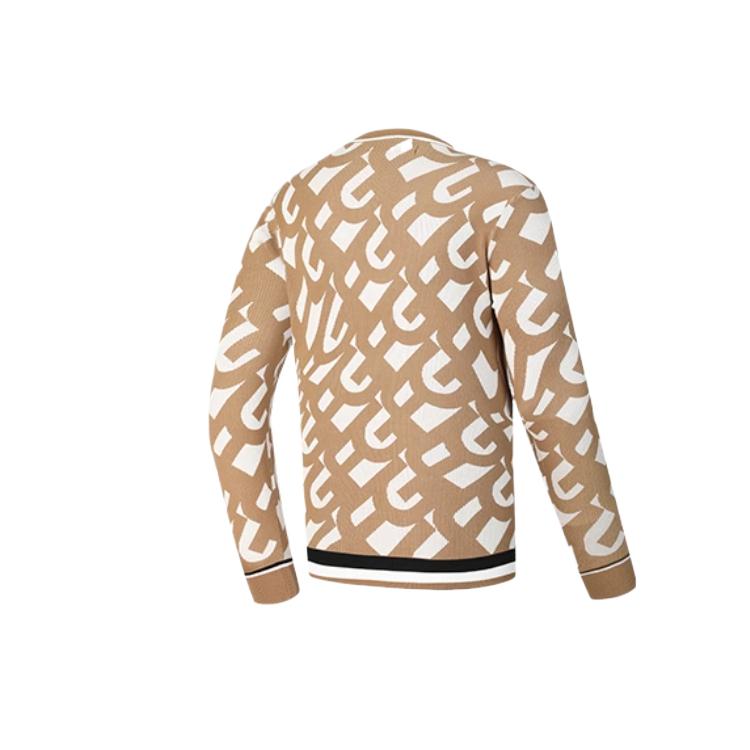 Fila Golf Series Sports Lifestyle Warm Comfortable Soft Skin-Friendly Sweater Men Sweater Orange Yellow A11M515402F-BG