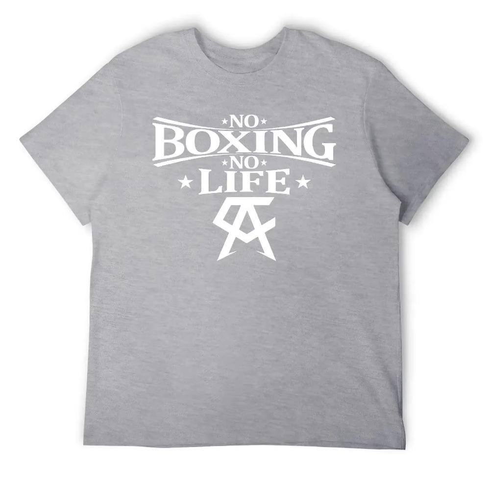 Canelos Alvarez No Boxing No Life Essential 4 Top Tee Graphic Vintage T-shirt Round Neck  Sports  Geek Fitness USA Size