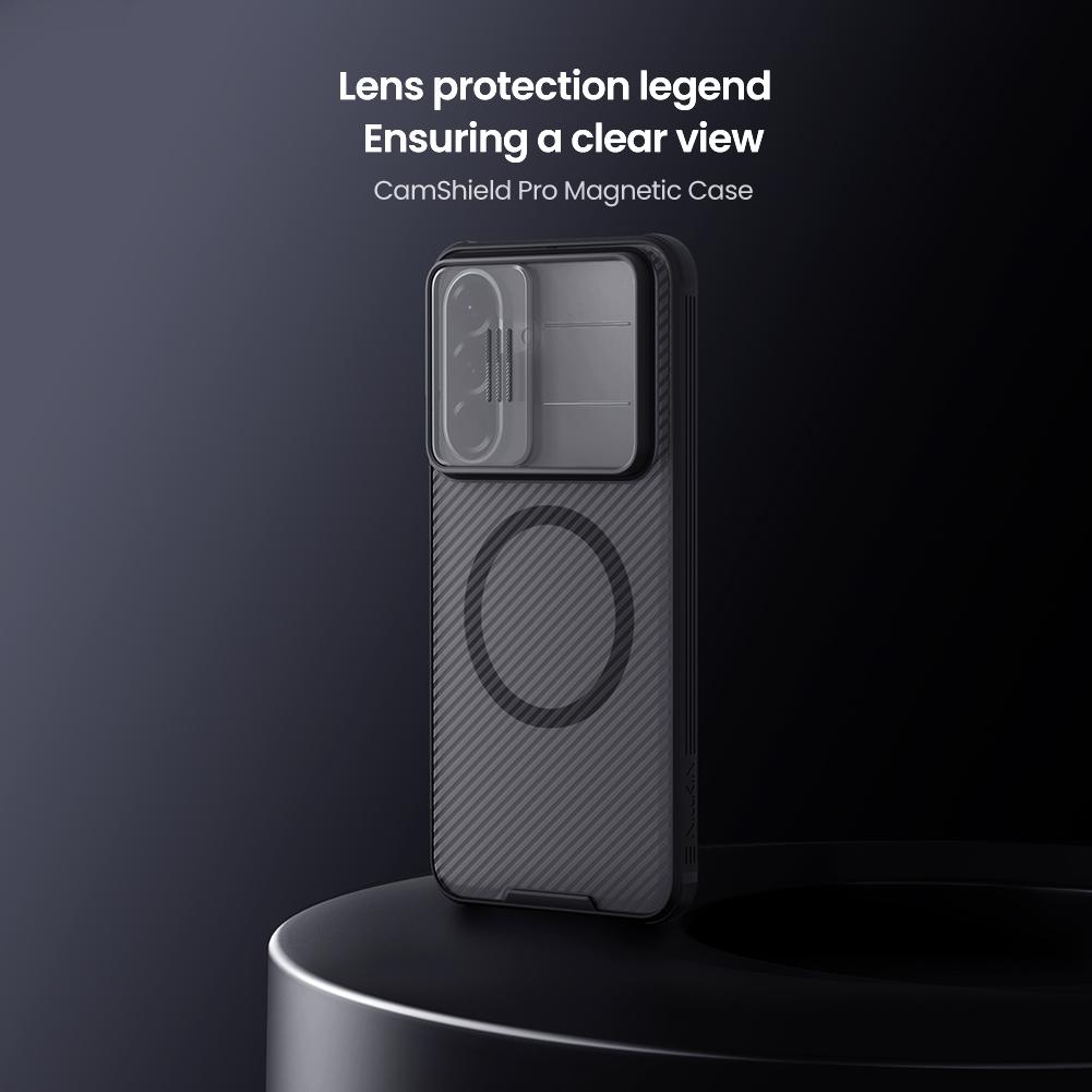 NILLKIN Custodia per Telefono Samsung Galaxy A57 Custodia Magnetica CamShield Pro Copertura Scorrevole Protezione Fotocamera