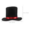Snowman Hat Christmas Red Ribbon Soft Dress-Up Hat Holiday Winter Party Costume Festive Snowman Accessory Winter Hats Women