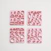 Various Shaped Clay Cutter Molds Geometry Palm Leaf Christmas Tree Polymer Clay Earrings Making Mold for Cookie Pendant Jewelry