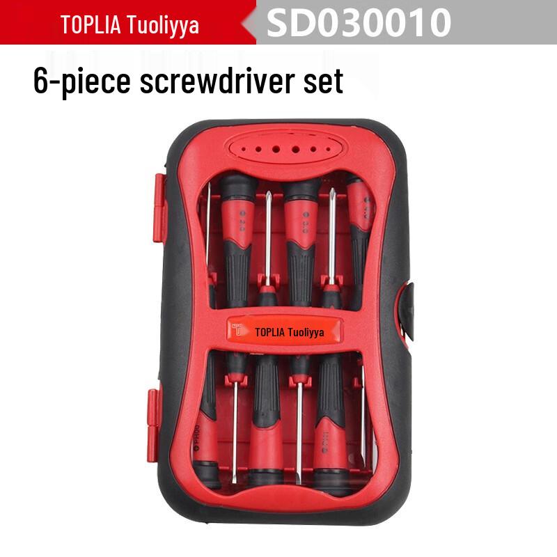TOPLIA 6-piece Multi-function Ratchet Screwdriver Set