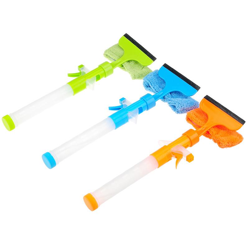 Multifunctional Double-sided Velvet Window Cleaner with Water Spray Cleaning Glass Wiper