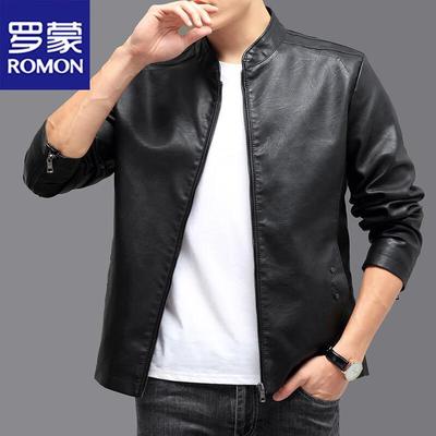 Men's PU Leather Casual Jacket