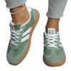 Flat Bottomed German Training Shoes for Women, Plus Size Sports Board Shoes for Spring and Autumn, Fashionable and Casual White Shoes for Women
